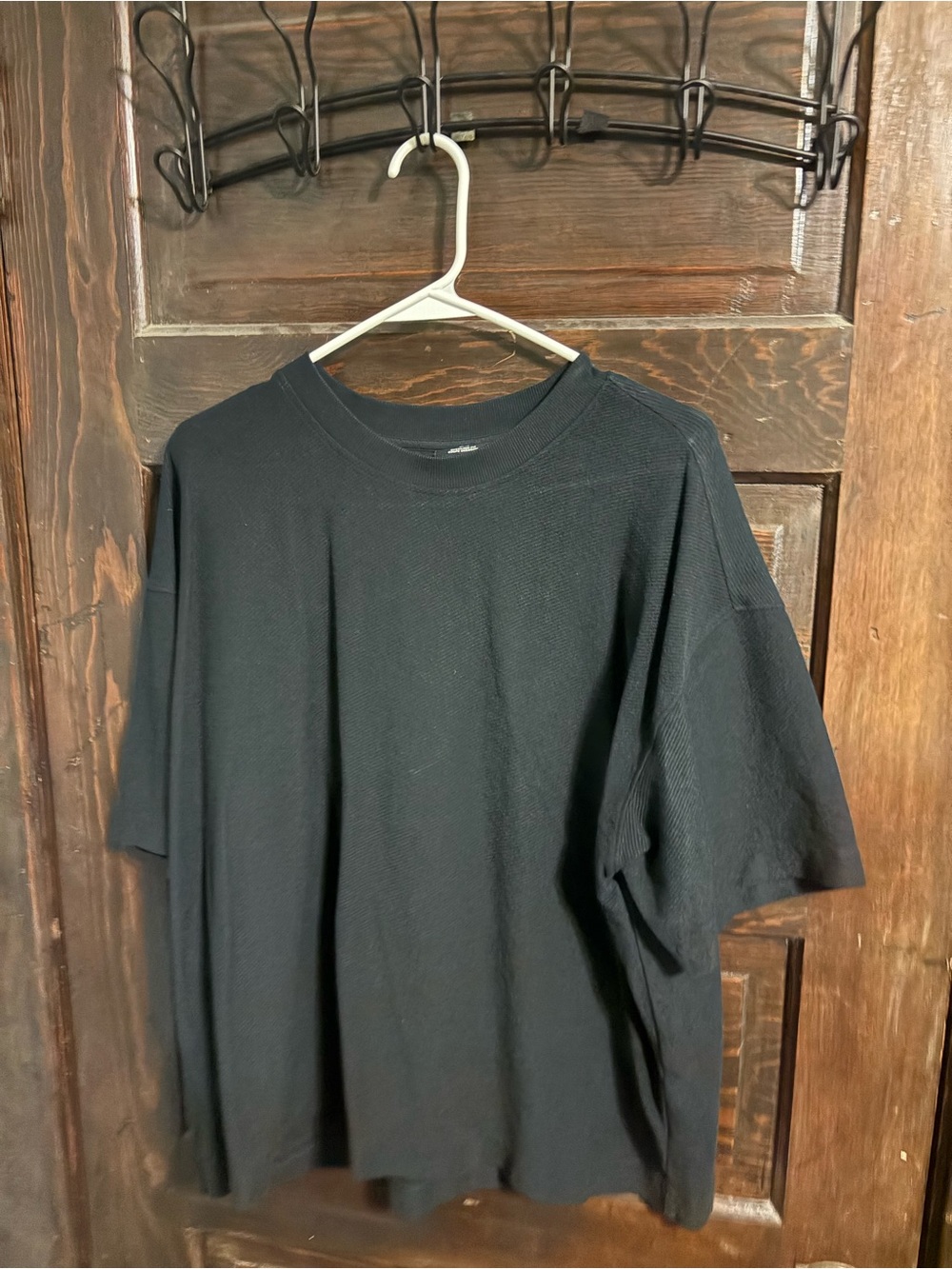 H&M Black Short Sleeve Crewneck Tee
